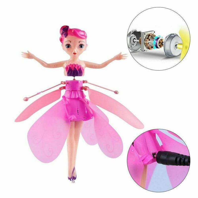 FairyGlide - Vliegende Feeënpop met bewegingsbesturing en magische lichteffecten
