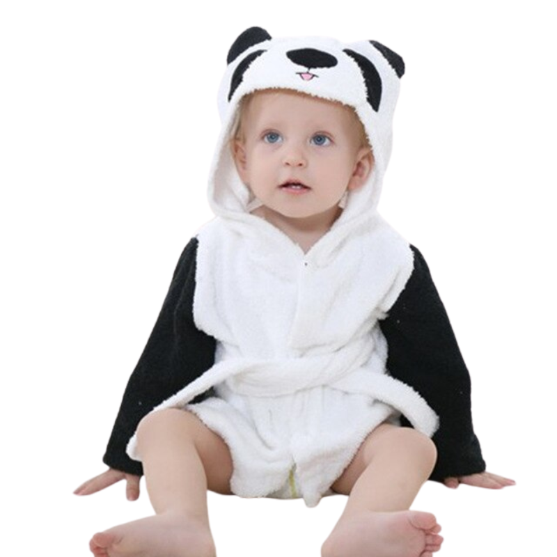 CuddleCub – Badcape met Dierenmotief voor Baby’s en Peuters