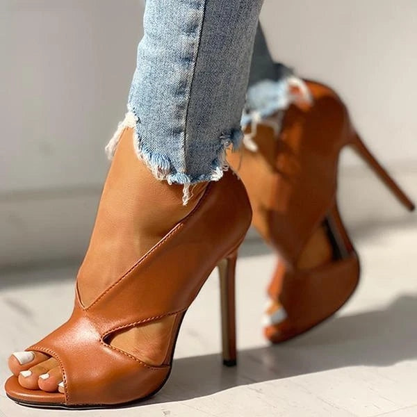 Velia - Stijlvolle Orthopedische Hak Sandalen met Ergonomisch Voetbed