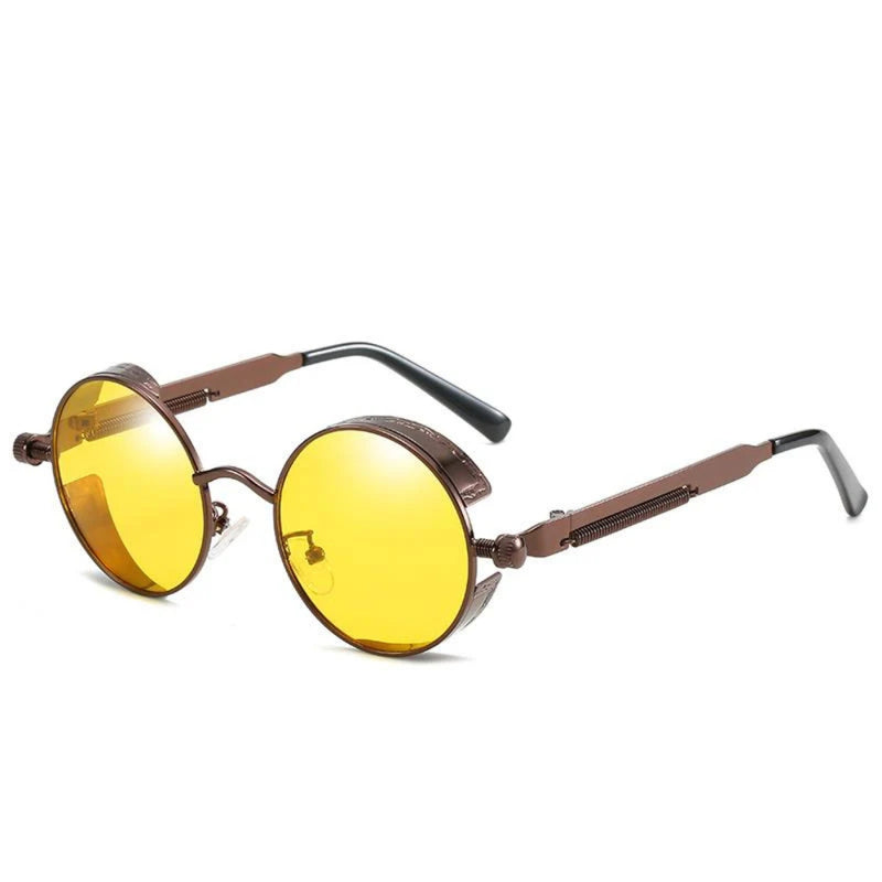 RetroShade – Vintage geïnspireerde steampunk-zonnebril met gedurfde stijl en lichtgewicht comfort