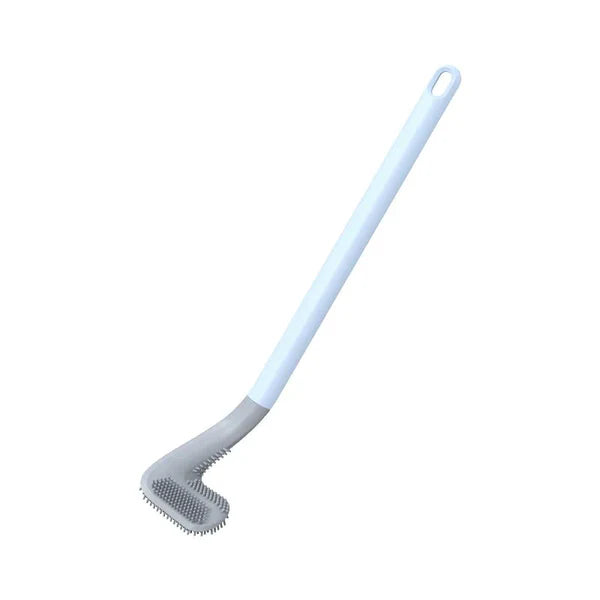 HygieneSwipe – Flexibele toiletborstel met platte kop en wandhouder voor bacterievrije reiniging