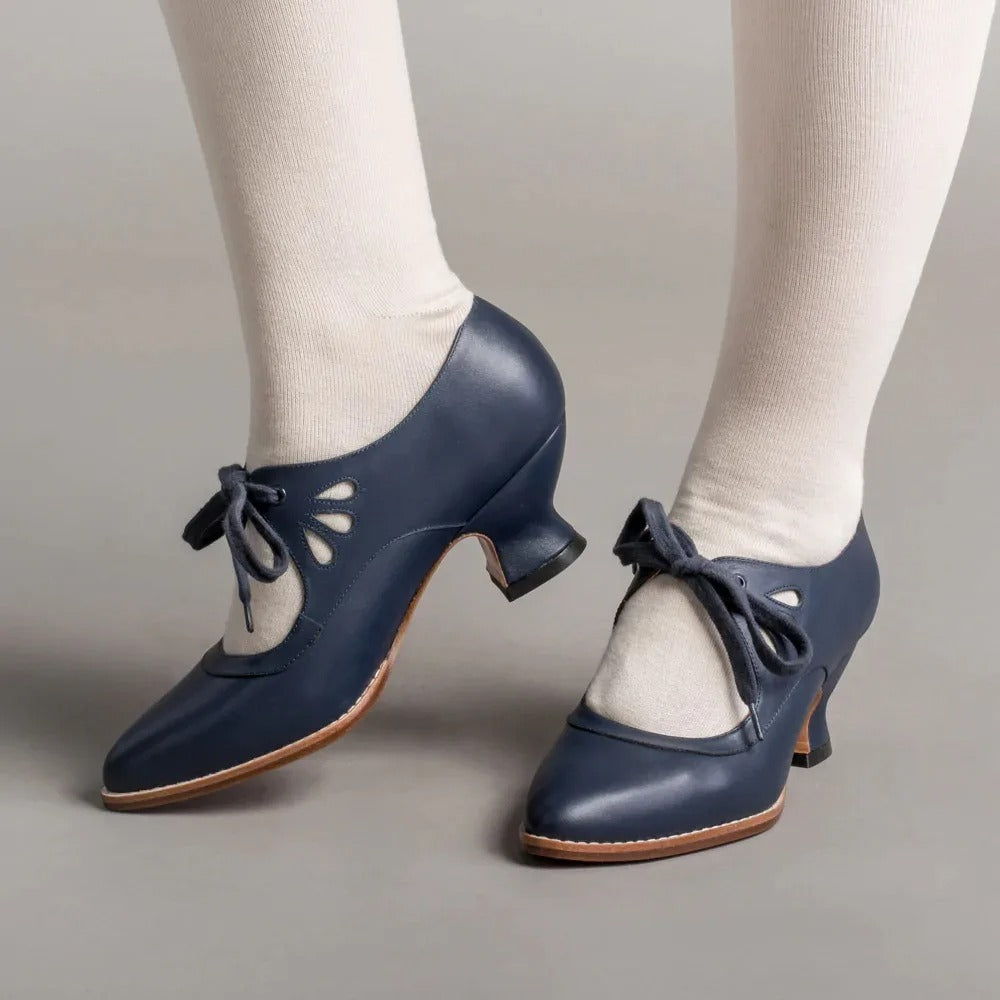 Alsia - Elegante Schoenen met Hak en Verstelbare Veters