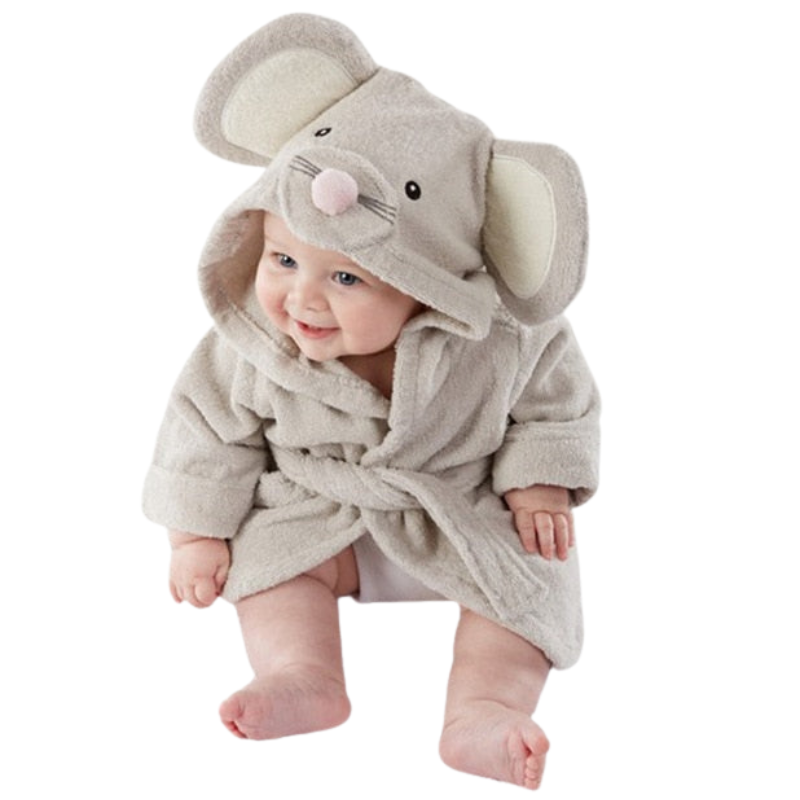 CuddleCub – Badcape met Dierenmotief voor Baby’s en Peuters