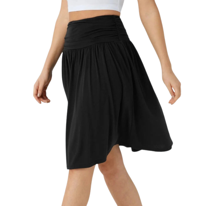 Victoria – Hoge taille korte rok met ruches en zakken