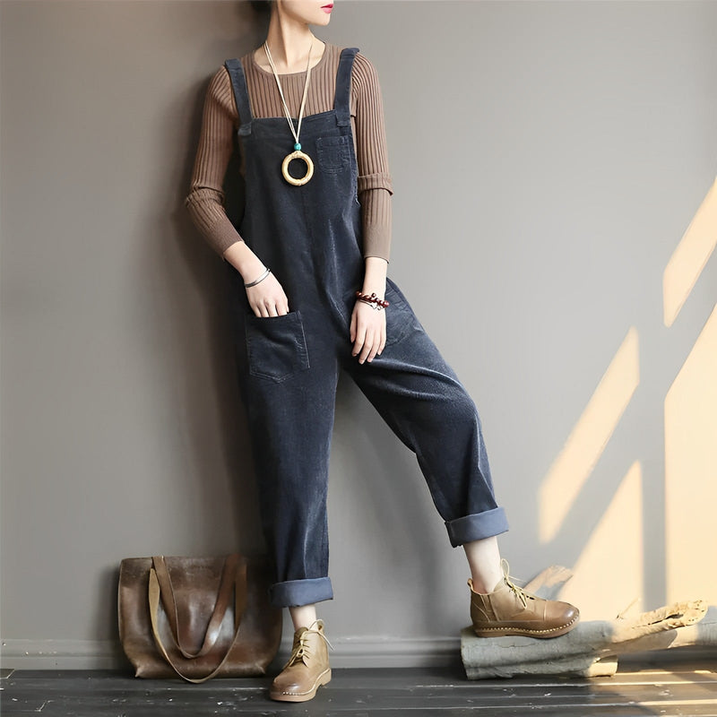 Nilia – Stijlvolle jumpsuit met een relaxte pasvorm en verstelbare tailleband