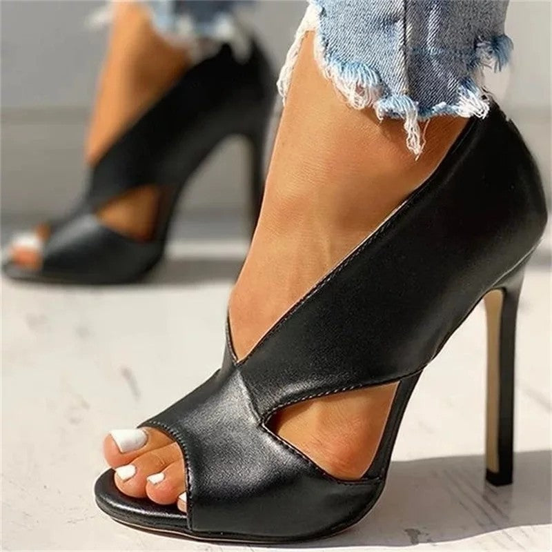 Velia - Stijlvolle Orthopedische Hak Sandalen met Ergonomisch Voetbed