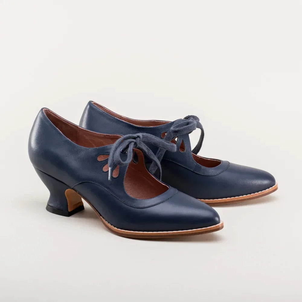 Alsia - Elegante Schoenen met Hak en Verstelbare Veters