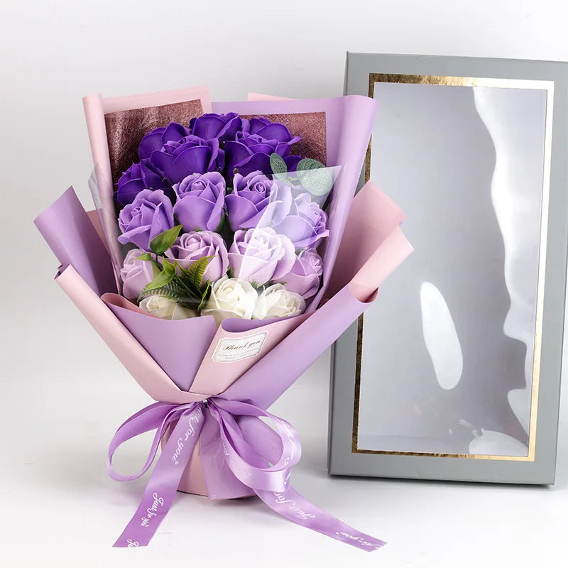 EverBloom – Elegant bloemenboeket met levensechte bloemblaadjes en tijdloze romantische charme