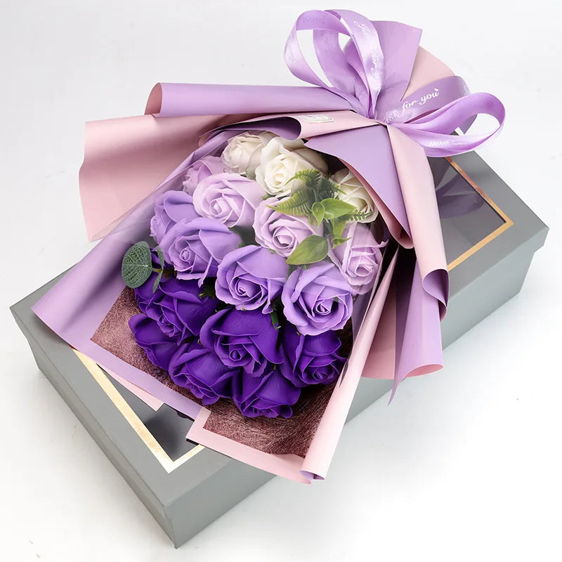 EverBloom – Elegant bloemenboeket met levensechte bloemblaadjes en tijdloze romantische charme