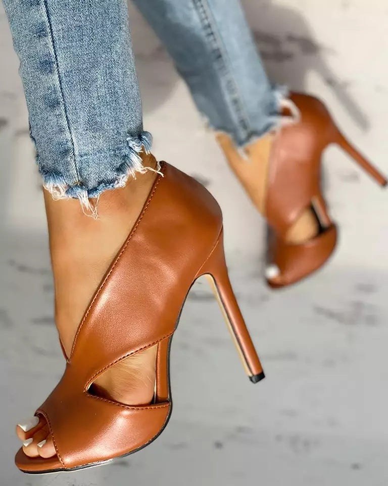 Velia - Stijlvolle Orthopedische Hak Sandalen met Ergonomisch Voetbed