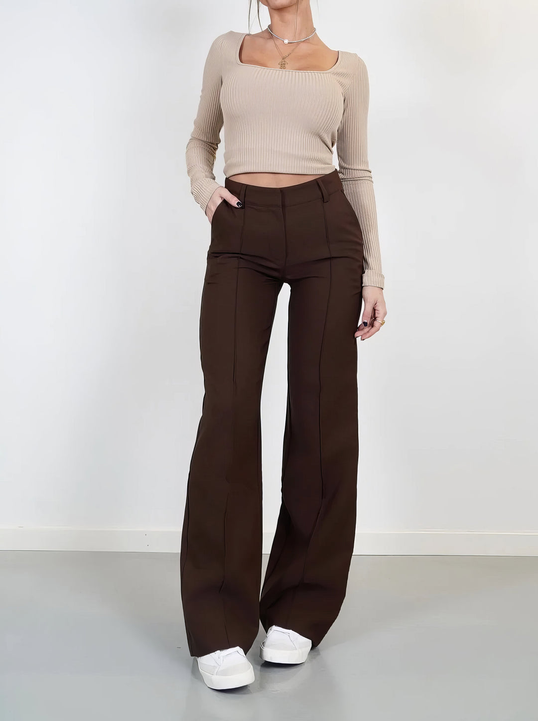 WideGrace™ - Stijlvolle Wijde Broek