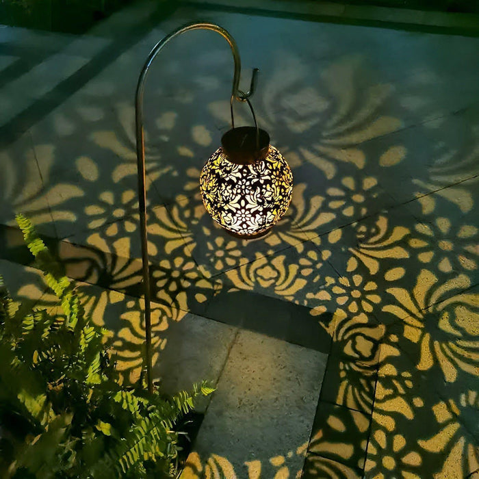 SolarGlow - Elegante waterdichte LED-lamp op zonne-energie voor tuinen