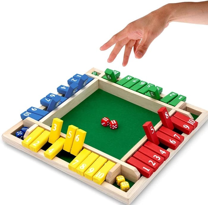 CloseBox - Strategiespel met houten dobbelstenen voor plezier en leren