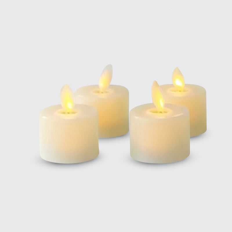 GlowAura - LED Kaarsenset op Batterijen voor Binnenverlichting