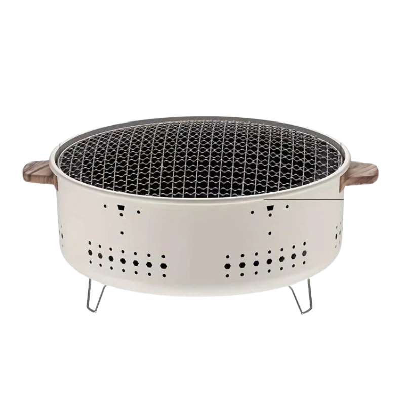 SmokeMate – Draagbare houtskoolgrill met compact rookreducerend ontwerp