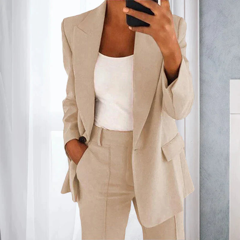 Natalie - Zakelijke Blazer En Broek