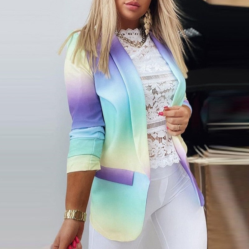 Mackenzie - Blazer met Lange Mouwen Zakken en Slim Fit ontwerp
