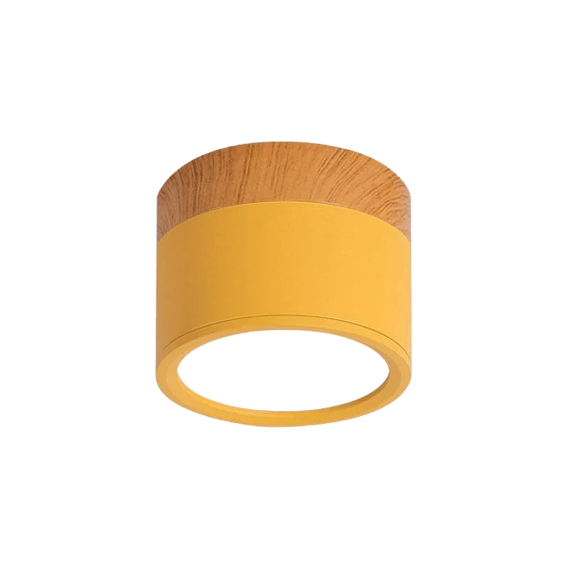 MacaraGlow – Kleine Plafondlamp in Macaronstijl met Klassiek Design