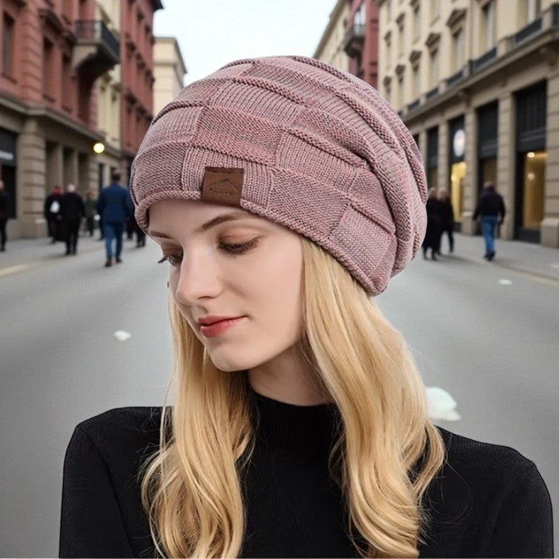 CozyFit - Muts met Ronde Geribbelde Randen en Opvouwbaar Ontwerp