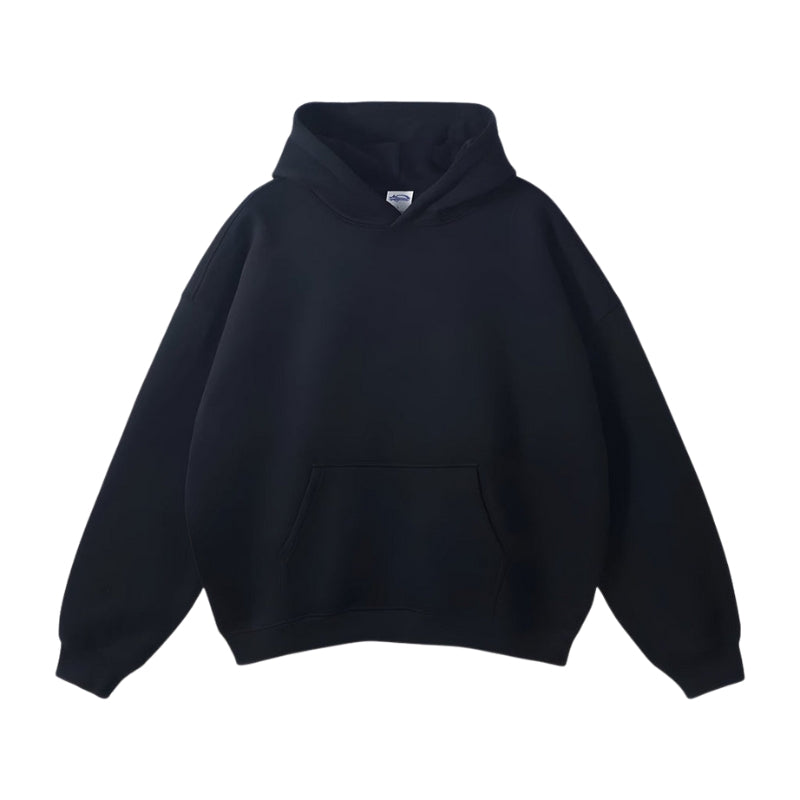 Ursula – Katoenen Hoodie met Kangoeroezak en Lange Mouwen