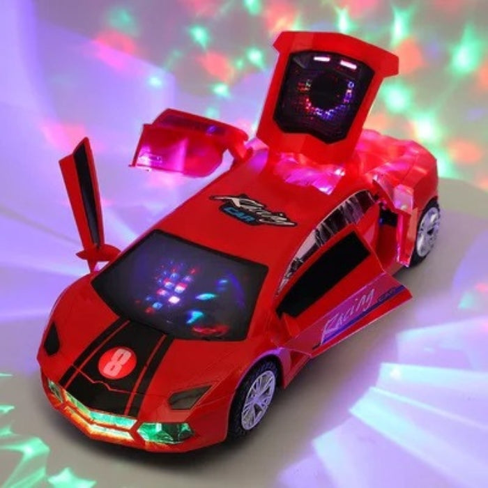 VortexDrive – Multidirectionele speelgoedauto met geluidseffecten en stuntwielontwerp