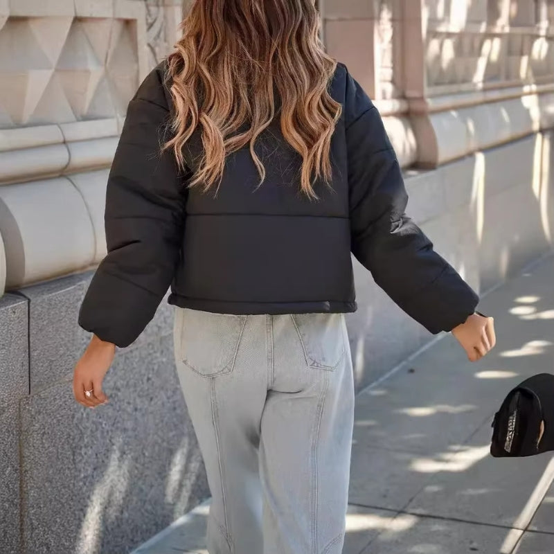 Naomi – Jas met Lange Mouwen Ritssluiting en Zijzakken