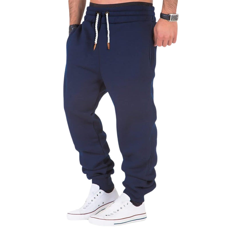 Max – Moderne Joggingbroek met Trekkoord Enkelmodel en Zijzakken