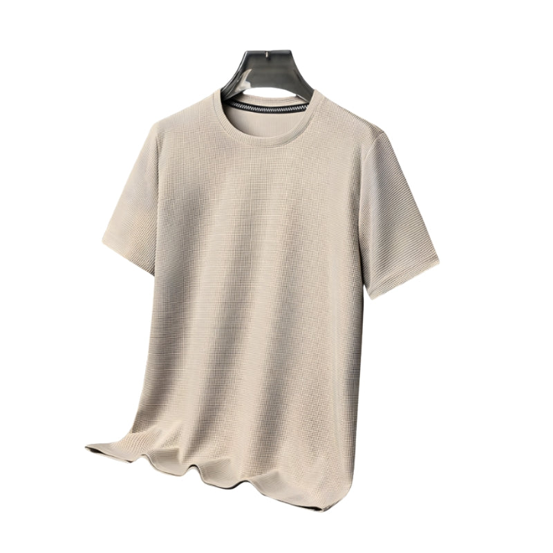 Owen – T shirt met korte mouwen en ademend wafelpatroon