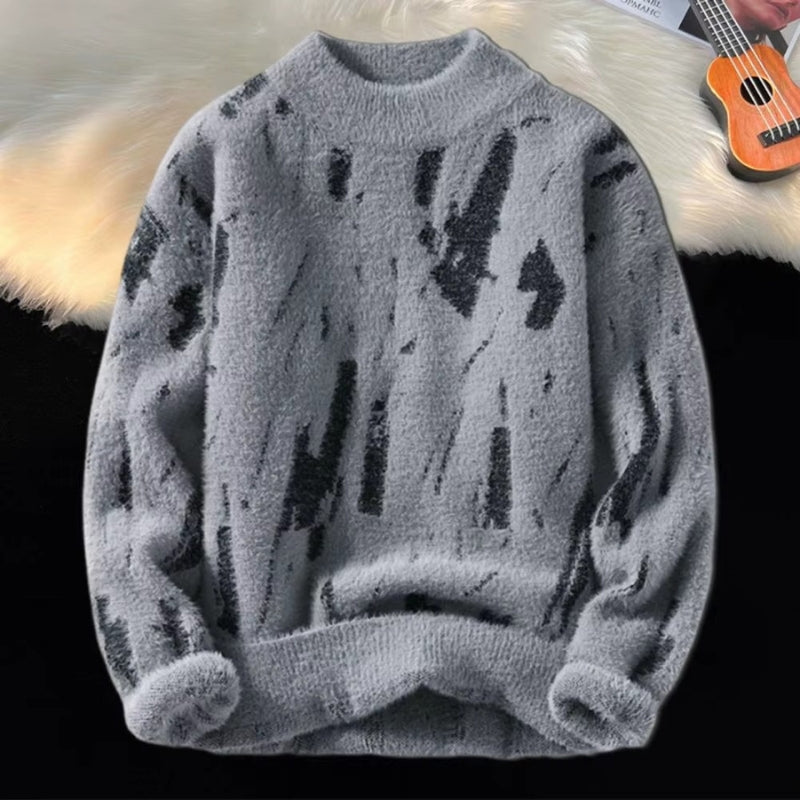 William - Lange Mouw Trui met Ronde Hals en Geribde Mouwen