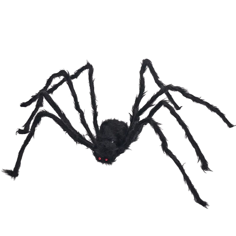 CreepNest – Reuzen Halloween Spinnenset met Webben en Buitenaccessoires