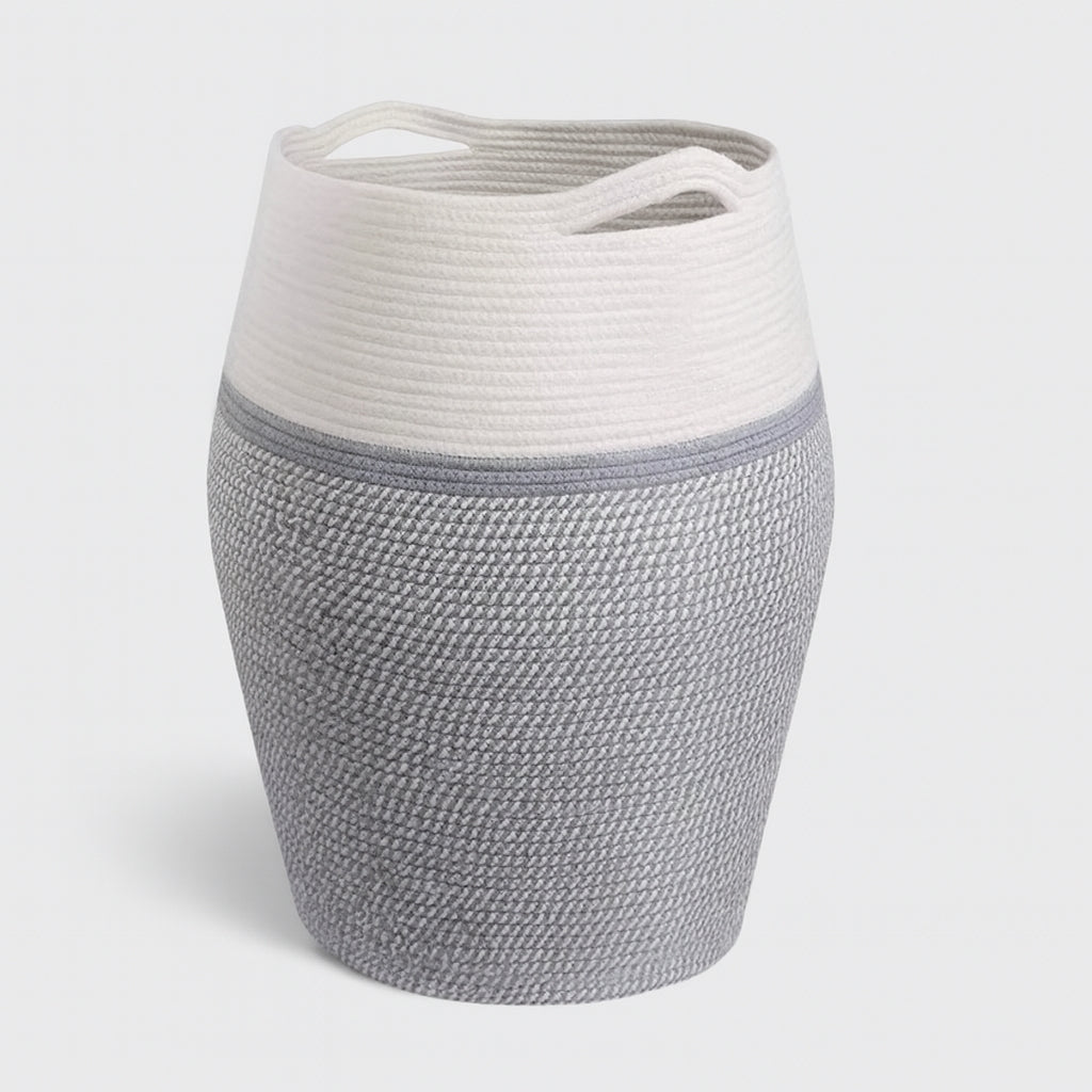 LoomBin – Grote Geweven Wasmand met Handvatten