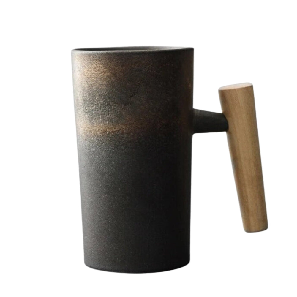 NordicSip – Minimalistische keramische mok met gebogen handvat en Scandinavisch geïnspireerd design