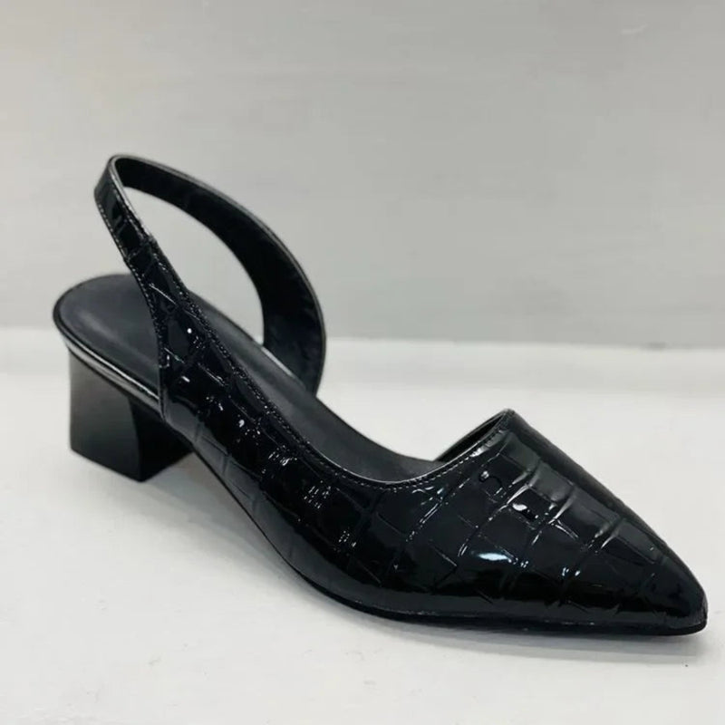Olivia – Elegante pumps met zachte binnenzool en ondersteunende lage blokhak