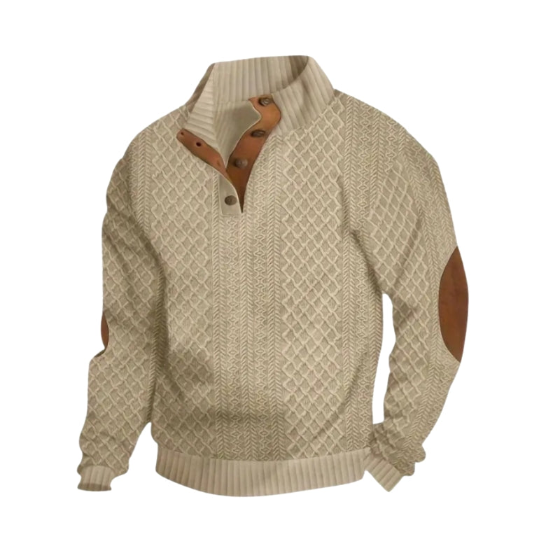 Samuel – Trui met lange mouwen en knoopdetails