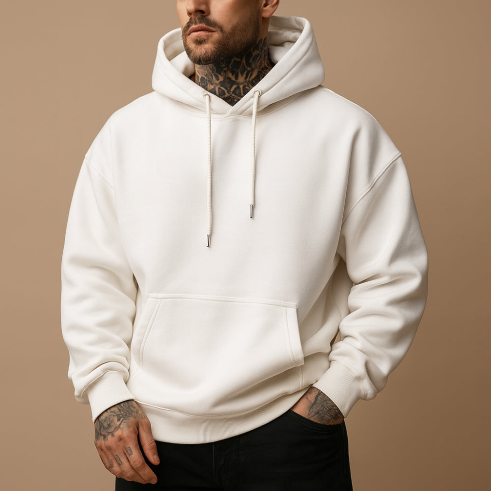 Jeroen – Oversized Hoodie met Trekkoord Capuchon en Zakken