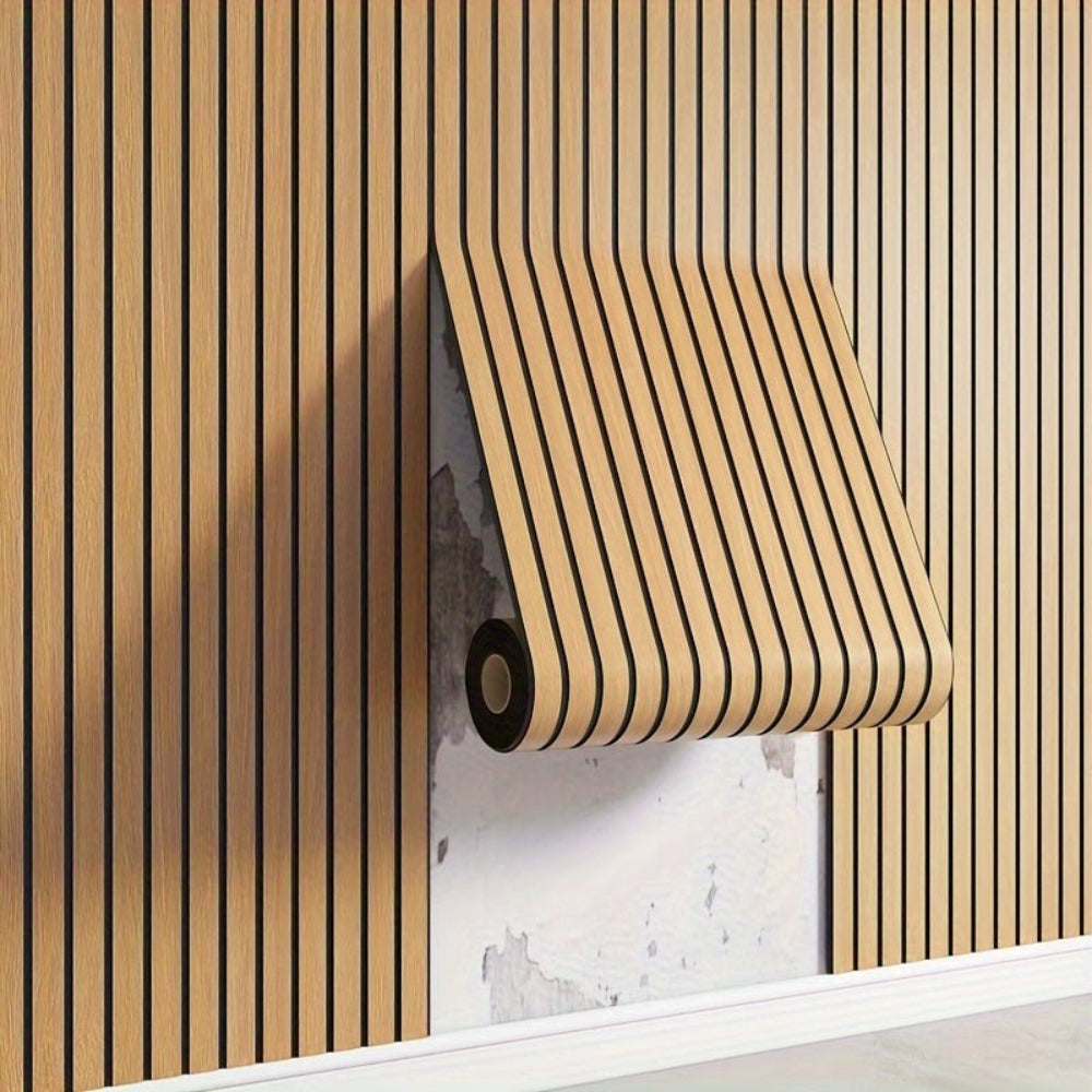 DecoPlank – Zelfklevende 3D PVC Wandpanelen met Houtlook