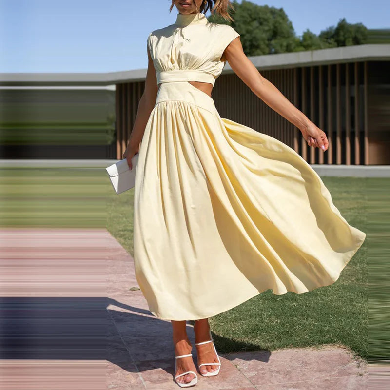 GlamGrace™ - Lange Elegante Maxi Jurk