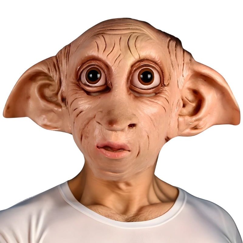 MystiMask – Realistisch latex elf Dobby hoofdmasker voor cosplay en Halloween