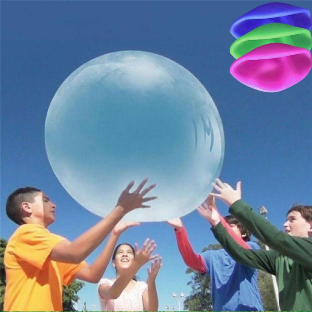 BubbleJoy - Grote transparante bubbelbal voor actief spelen en eindeloos plezier | 1 + 1 Gratis