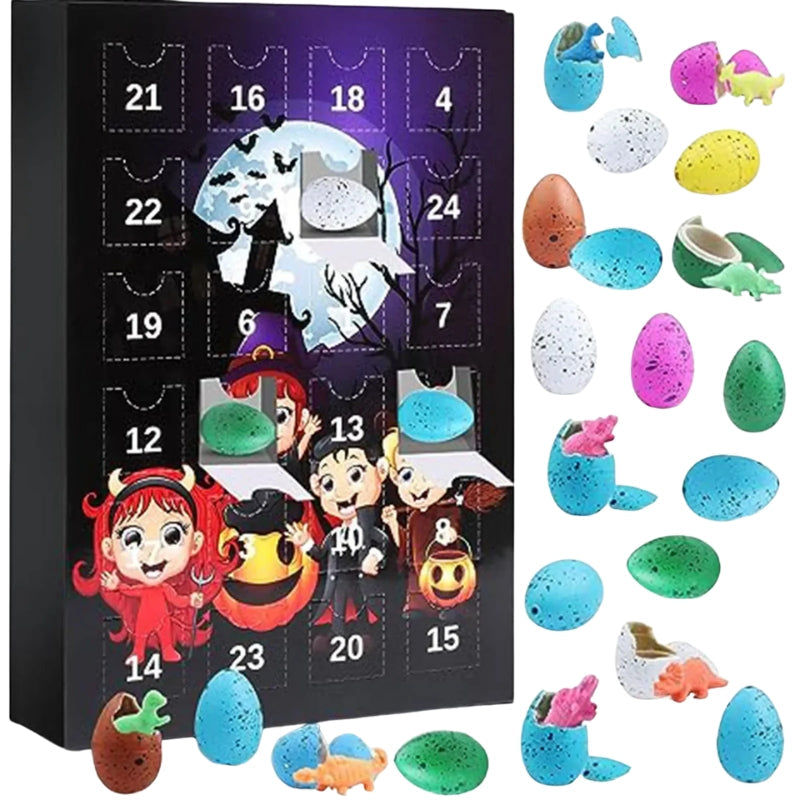 MystiStones – 24-Daagse Halloween Aftelkalender met Verrassingsstenen en Mini-schatten