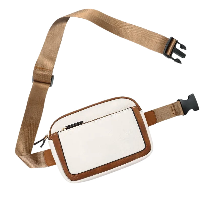 Charlotte - Lichtgewicht crossbodytas met meerdere ritsvakken en verstelbare banden