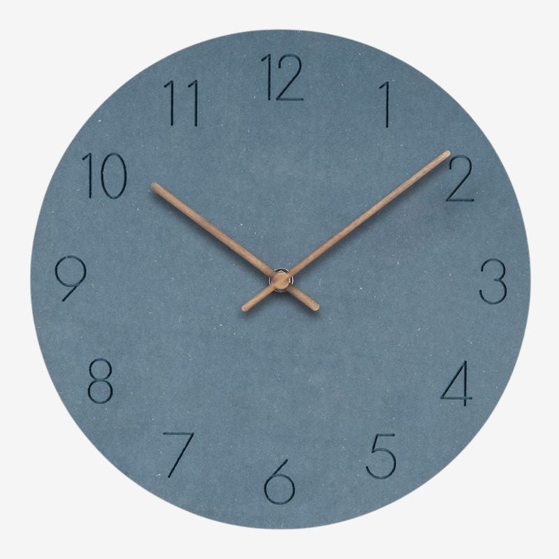 TimeAura – Ronde Wandklok met Digitaal Display en Batterijwerking