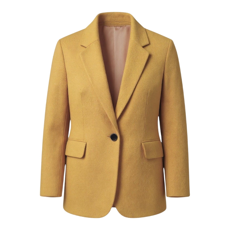 Aveline – Trendy jas met lange mouwen en zakken aan de voorkant