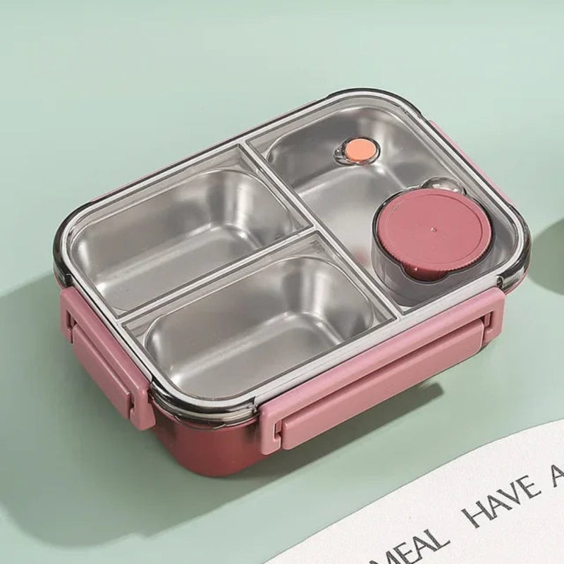 LunchMate - Compacte geïsoleerde voedselcontainer met lekvrij deksel en draagbare vorm