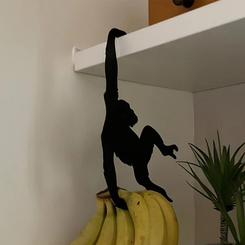 MonkeyGrip - Speelse aap bananenhouder voor in de keuken