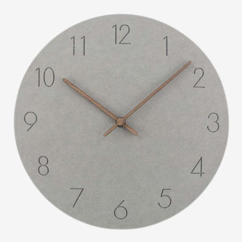 TimeAura – Ronde Wandklok met Digitaal Display en Batterijwerking