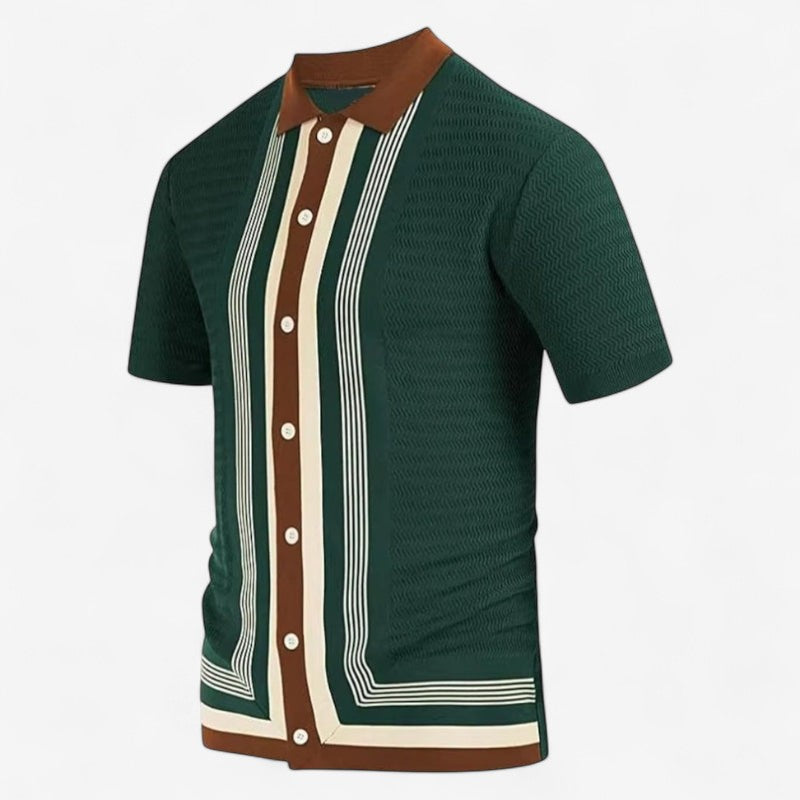 Tony – Slim fit poloshirt met korte mouwen