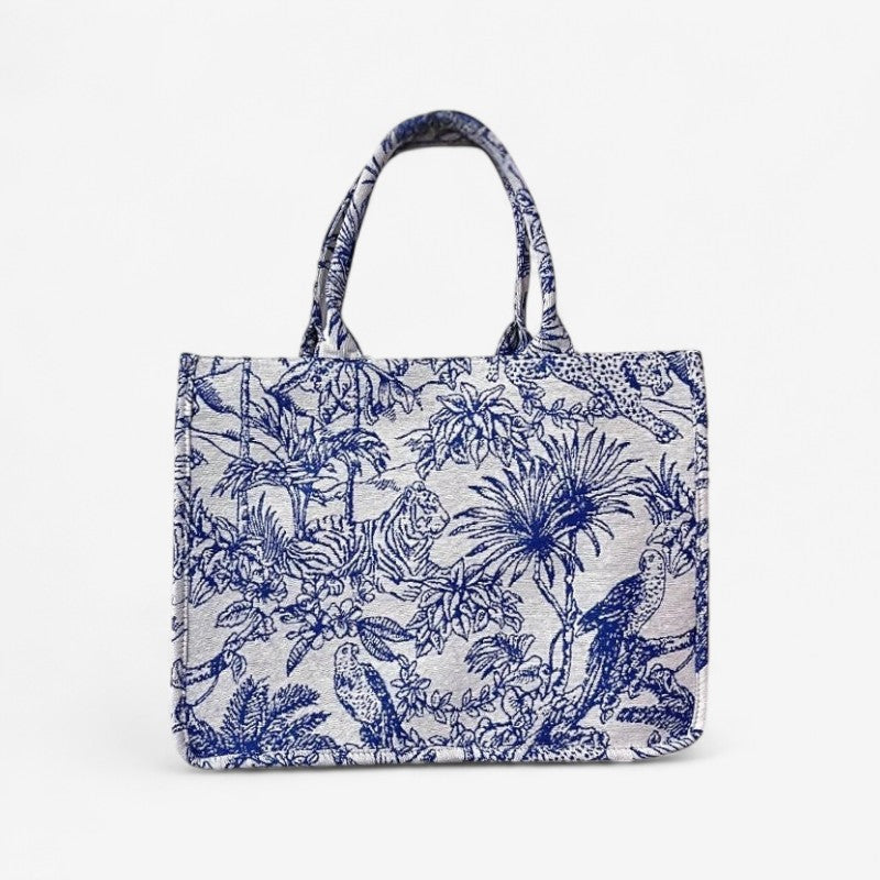 Madison – Handtas met handvatten en borduursel