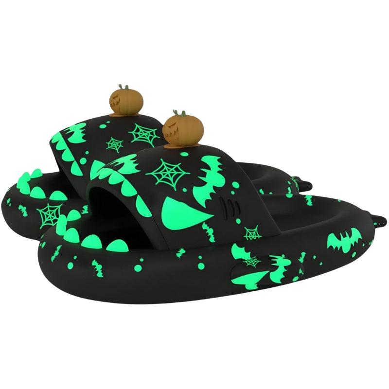 FestivaFeet – Moderne Halloween-pompoensloffen met lichte zool