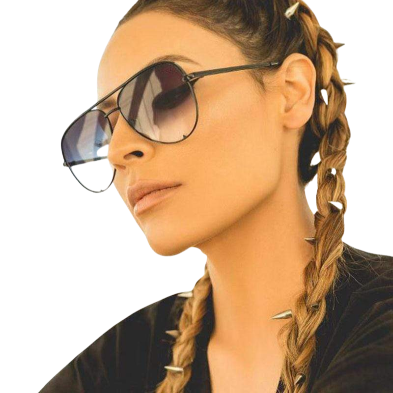SkyShade – Aviator Zonnebril met Metalen Frame en Krasbestendige Lenzen